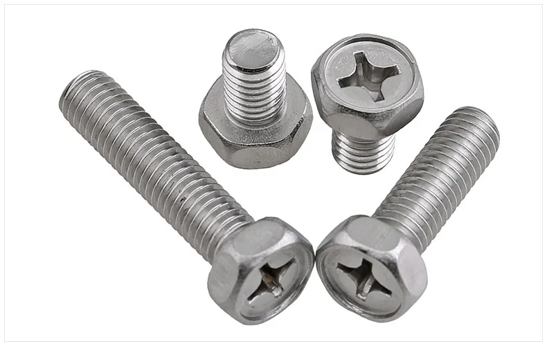 M3M4M5 304 stainless steel cross recess concave outside six corner bolts angle screws. | Обустройство дома