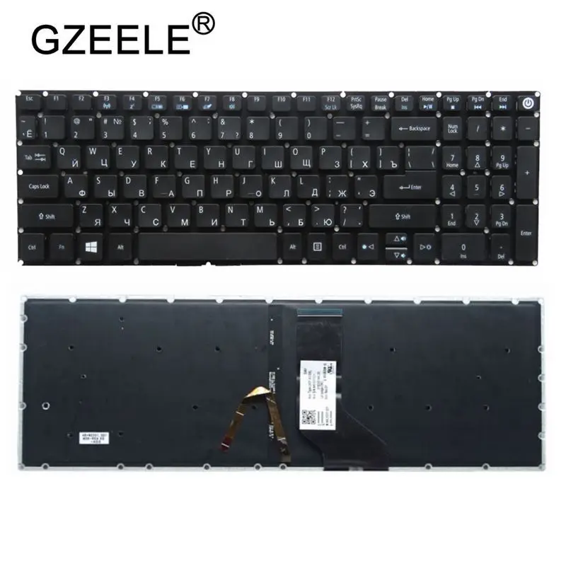 Новая русская клавиатура для ноутбука Acer Aspire VN7-572 VN7-572G VN7-572TG VN7-592G VN7-792G с