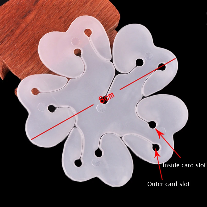 5 шт./лот в форме цветка воздушные шары зажим практичный пластиковый клип на