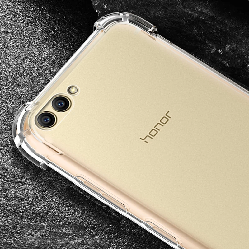 YUETUO ударопрочный прозрачный чехол на заднюю панель телефона для huawei honor v10 view 10
