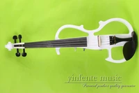 new 4 string 16 electric viola silent solid wood body powerful sound case bow white color