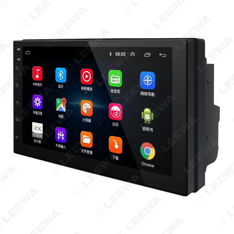 Автомобильный медиаплеер LEEWA ультратонкий 7 дюймов Android 8 1 с GPS Navi Радио для