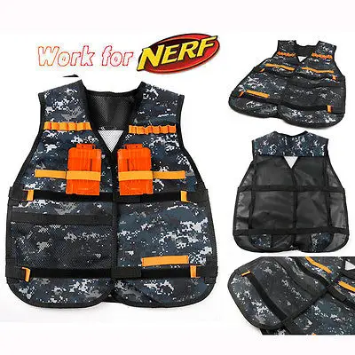 Новый Регулируемый тактический жилет с карманами для Nerf N Strike Elite Team камуфляж|vest