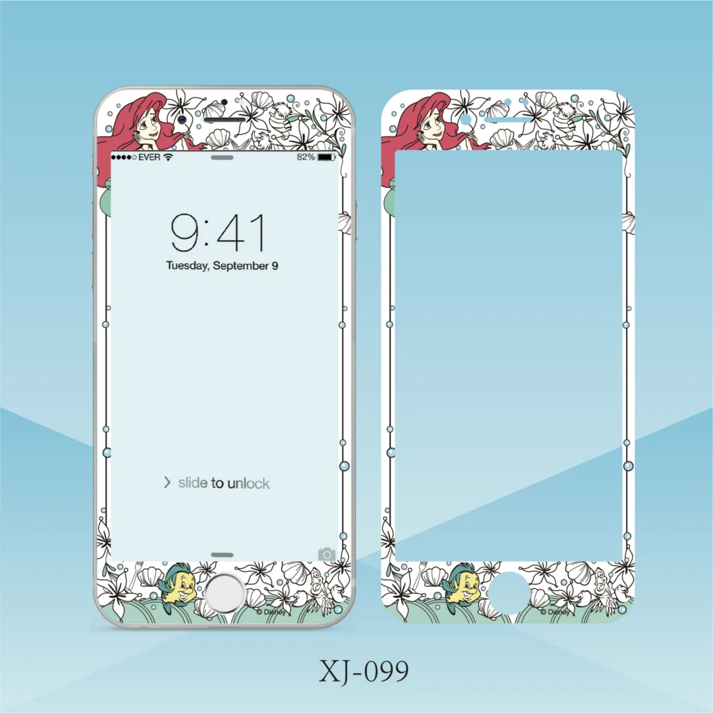 9 H закаленное стекло для iphone 6 6s 7 8 Plus протектор экрана Русалка Алиса принцесса Рапунцель моя мелодия узор