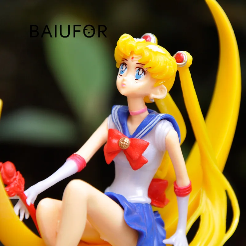 BAIUFOR Сейлор Мун Аниме девушка модель фигурки для террариума аксессуары торта DIY