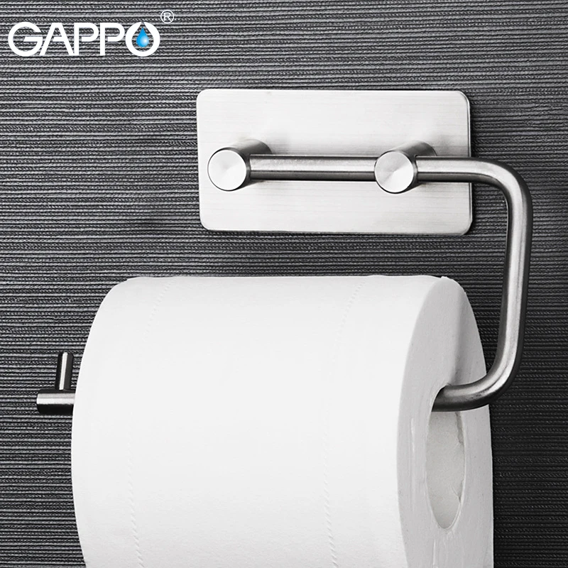 Держатели для бумаги GAPPO держатели туалетной держатель рулонной из нержавеющей