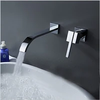 becola wallmounted washbasin water tap 2 piece set flush faucet cabinet mixer bathroom hot and cold water faucet lt 322