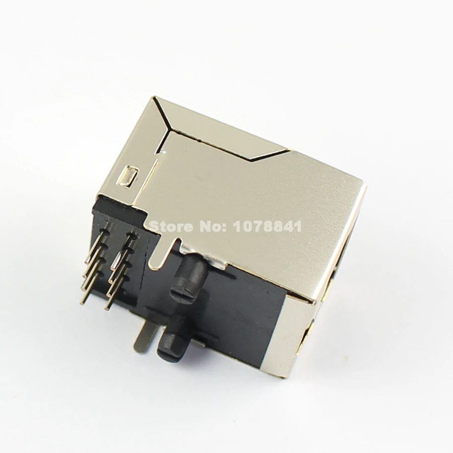 10 шт. RJ45 металлический 8 Pin правый угол гнездо платы разъем|connector rj45|connector 10connector board
