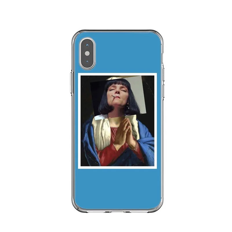 Забавный художественный большой эстетический чехол для iPhone X 5 5S SE 6 6splus 7 8 Plus XR XS