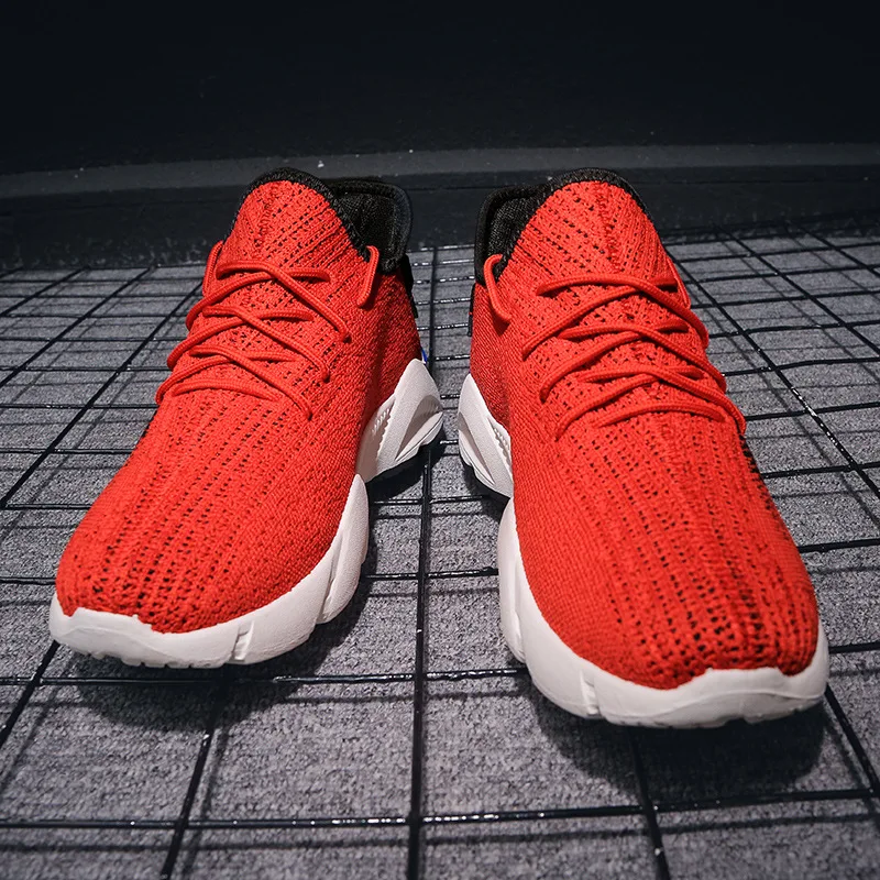 2019 тканая мужская повседневная обувь дышащая мягкая Tenis Masculino zapatos hombre Sapatos