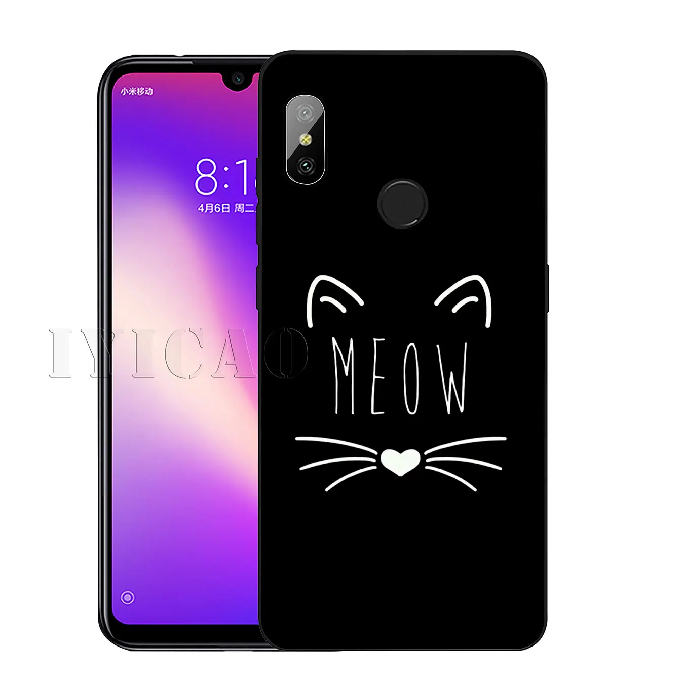 Мягкий силиконовый чехол для телефона IYICAO Tiger The Lion King Xiaomi Redmi K20 8A 7A 6A 5A S2 4X 4A GO Note 8 7 5