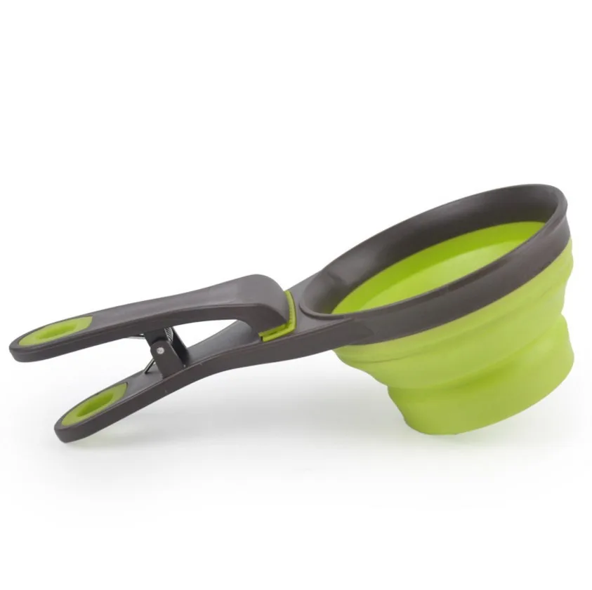 Зажим для герметизации еды ложка домашних животных закуски складные ложки кошек