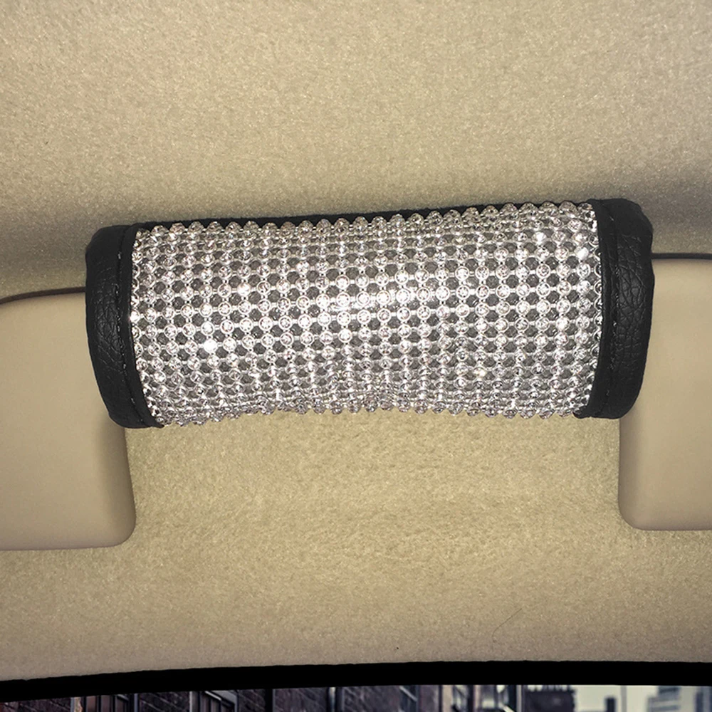 Bling Авто Защитная крышка для дверных ручек прозрачная автомобильных алмазные