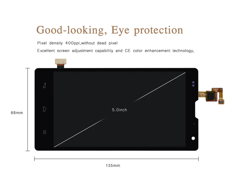 5 шт. для Huawei Honor 3C ЖК-дисплей Дисплей Сенсорный экран планшета Ассамблеи Запчасти