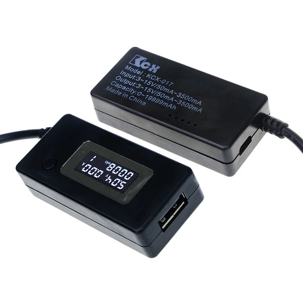 Тестер зарядного устройства USB цифровой мини измеритель тока и напряжения с Micro LCD