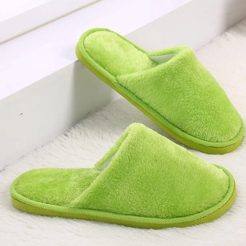 2019 For Lovers Winter Indoor Slippers Light Candy Colors Causal Shoes Slip on Warm Women's XWT1020 | Обувь