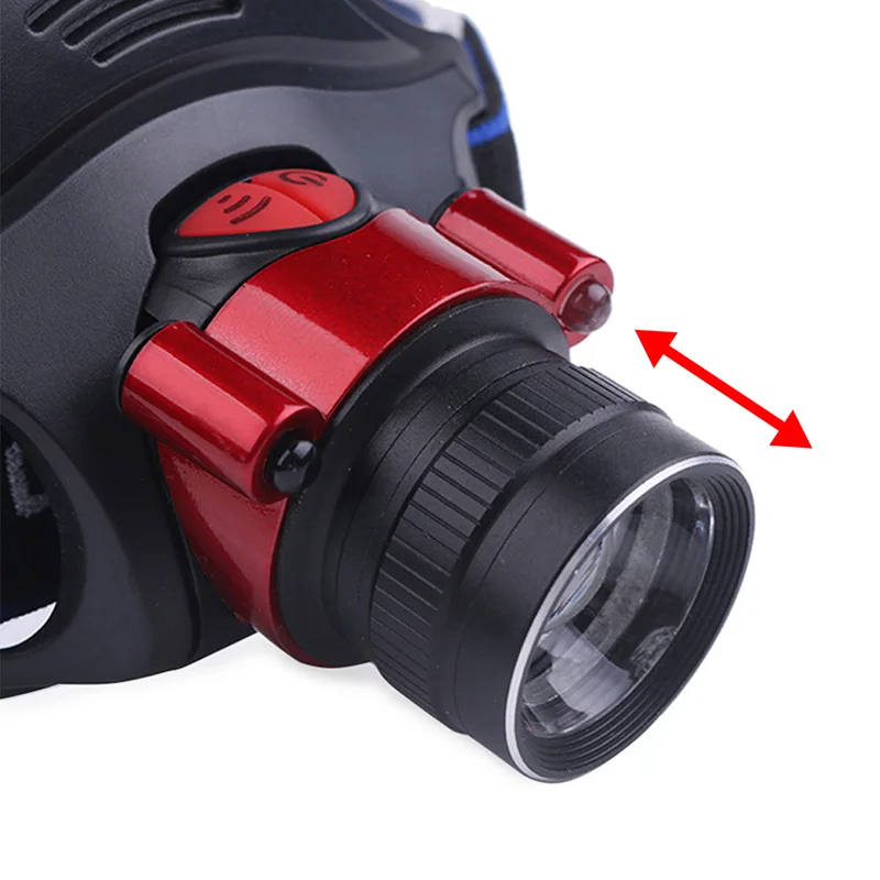PANYUE IR Sensor 1000lm LED налобный фонарь XM-L T6 Водонепроницаемый Zoom головная лампа 18650