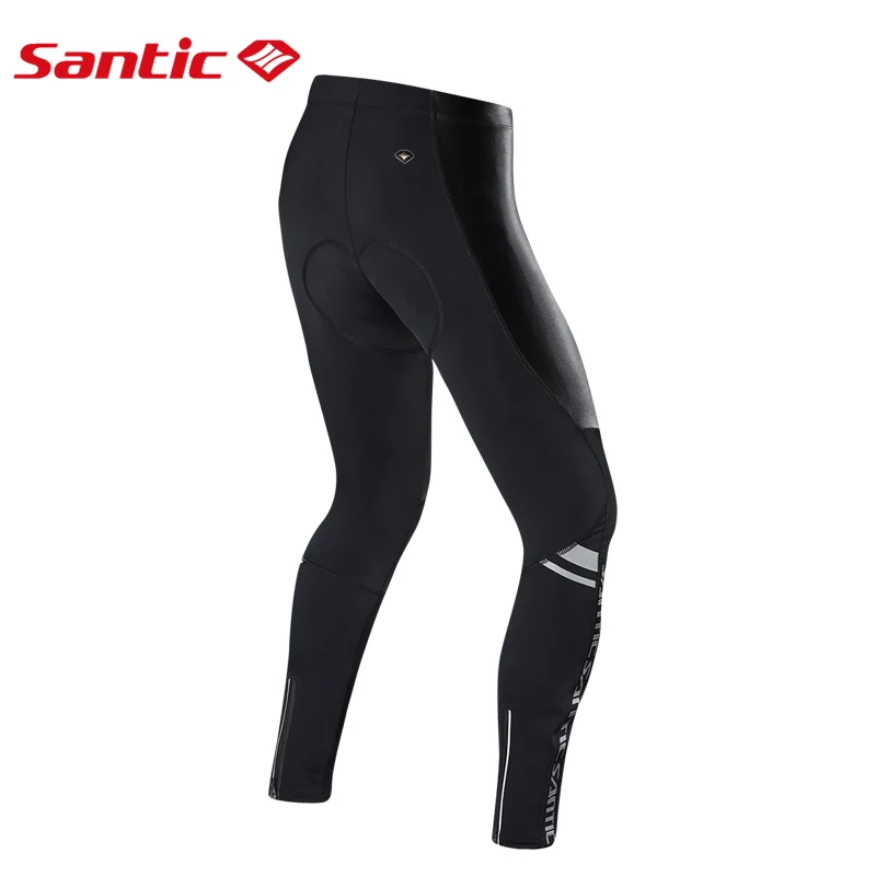 Santic мужские брюки Mtb длинные штаны с подкладом для велоспорта весна осень 4D