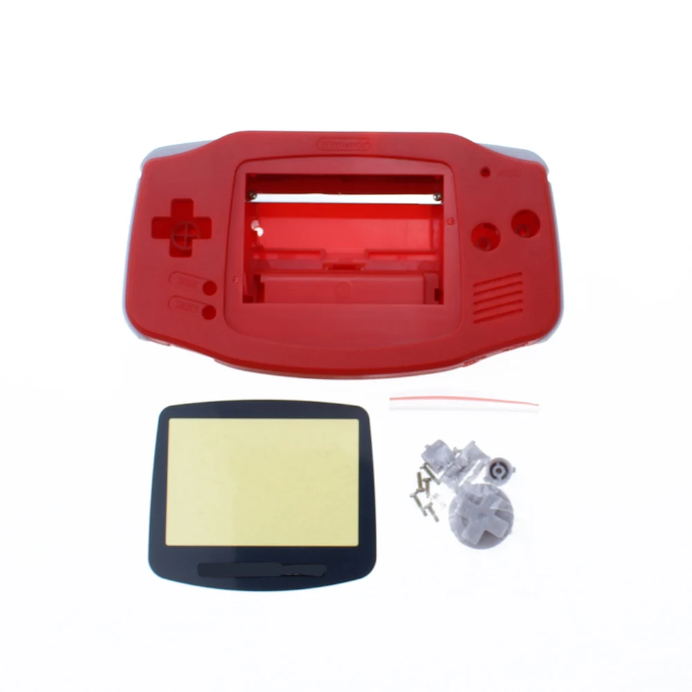 Запасная светящаяся Прозрачная крышка корпуса для NAND GBA корпус чехол Gameboy Advance