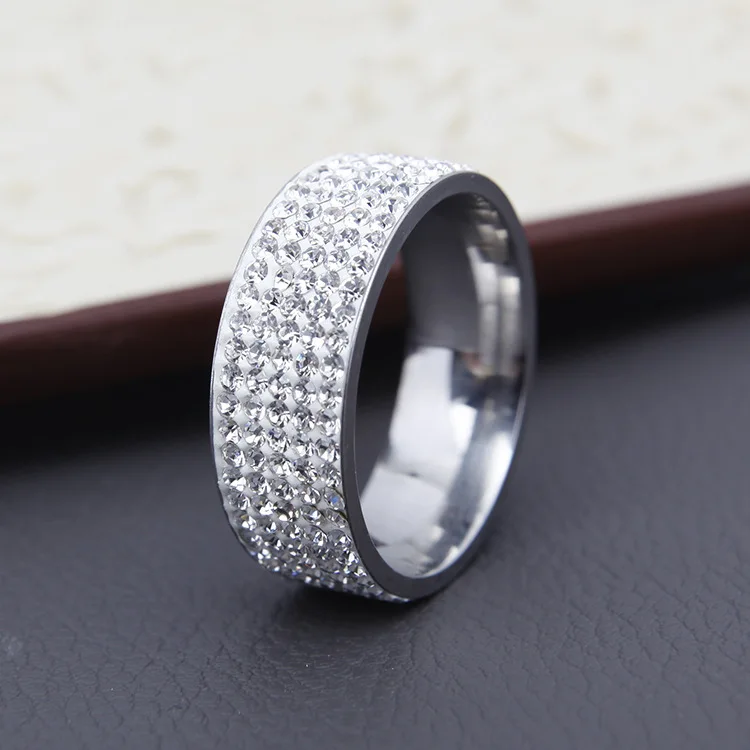 Кольца из титановой стали 2020 5 рядов с фианитом|ring batman|ring anglesteel cooler |