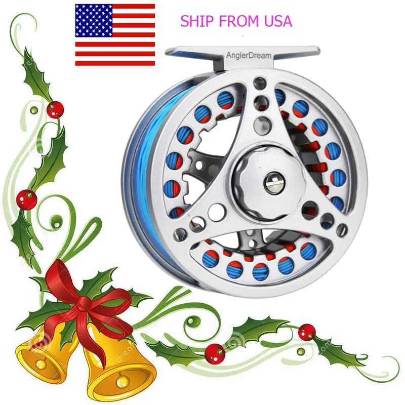 Fly Reel Combo 1/2 3/4 5/6 7/8 WT нахлыстовая Рыболовная катушка для литья под давлением из