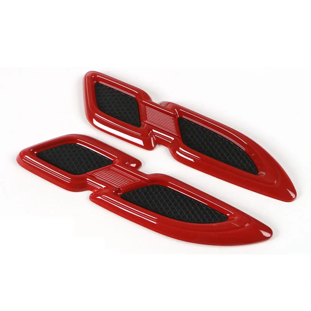 2x Авто Воздушный поток Fender двигателя капот автомобиля сторона корпус забора