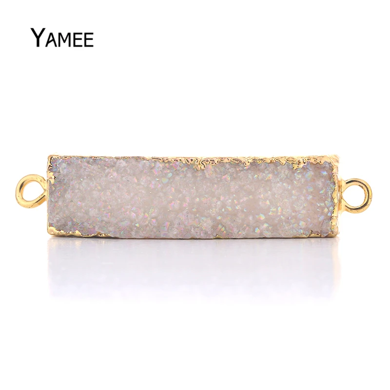 3 шт./лот подвеска Drusy из натурального драгоценного камня синего цвета AB кристалл