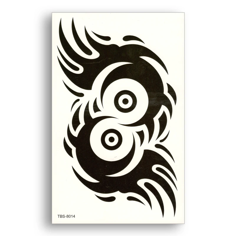 Временные фальшивые татуировки водонепроницаемые наклейки для переноса воды с