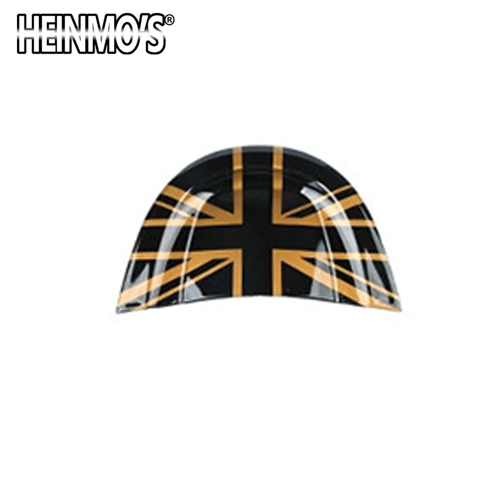 Для MINI Cooper F54 F55 F56 F60 Автомобильный Стайлинг интерьерный светильник для чтения на крыше рамка наклейка для MINI Countryman Clubman аксессуары - Название цвета: Gold Union Jack