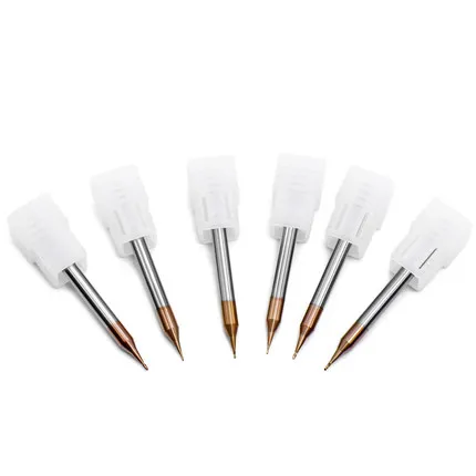 

0.2mm,0.3mm,0.4-0.9mm 2 flutes HRC60 solid Carbide Flat Square End Mill CNC Milling Cutters Router Bits Sprial Bits