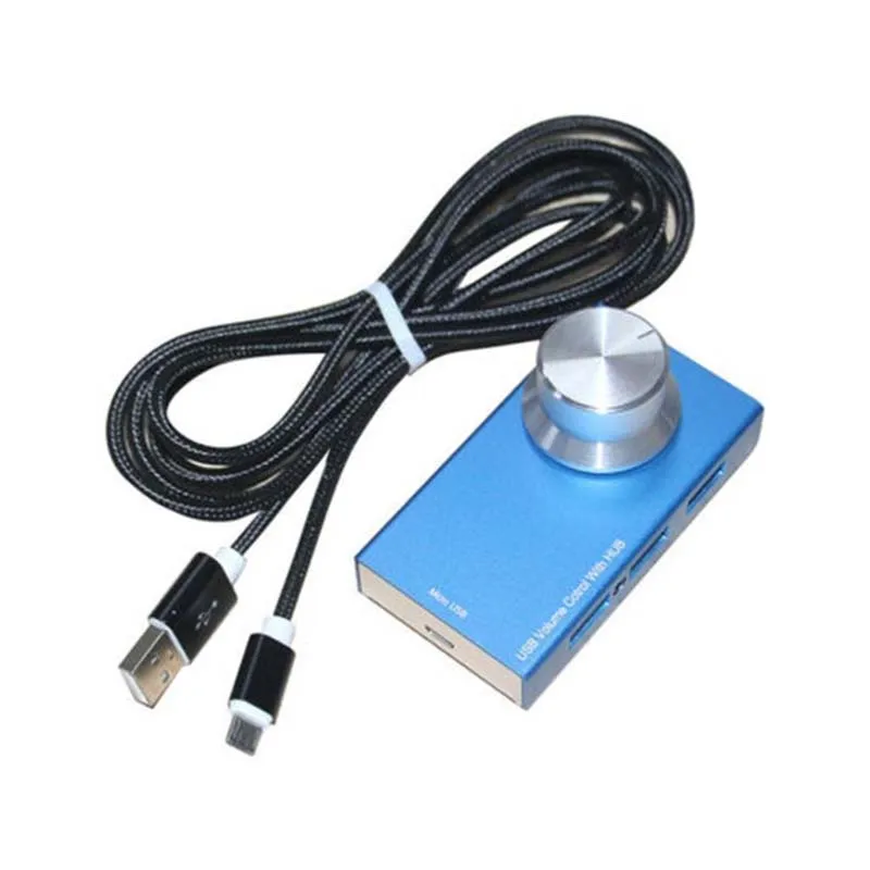 USB регулятор громкости Chielecna для компьютера аудио с одной кнопкой бесшумный Win7 /