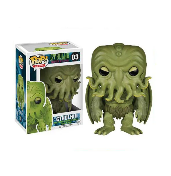 Box Funko POP Cthulhu myphos Коллекционная модель, детская игрушка, ПВХ фигурка, игрушка для мальчиков,, аниме, подарок на день рождения - Цвет: Box