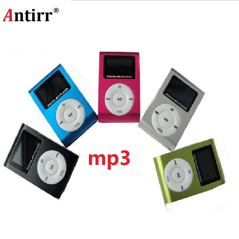 Улучшенный мини USB MP3 плеер с металлическим зажимом ЖК экран поддержка 32 ГБ Micro SD TF