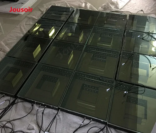 1M1M Deep Зеркало Led танцпол 3D бездна Эффект SMD 5050 RGB 3in1 украшения свадебные диско DJ