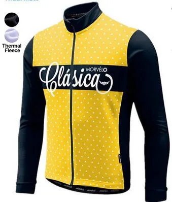 Morvelo зима термальность флис трикотаж с длинным рукавом Ropa ciclismo hombre велосипедный спорт одежда велосипед Костюмы Майо