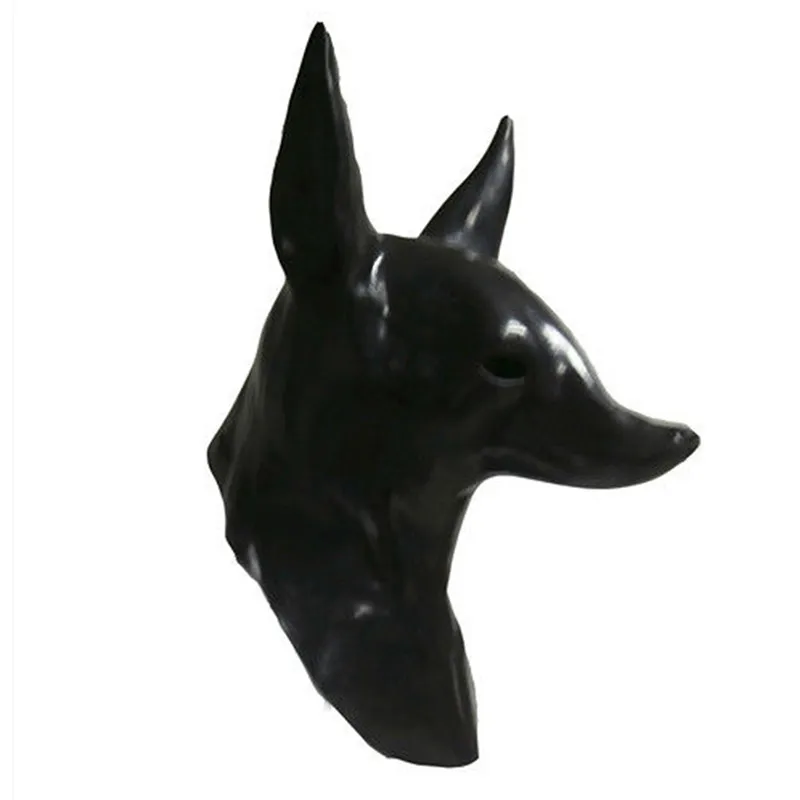 Горячая латексная маска реквизит страшный ужас греческая Анубиса|Маски для