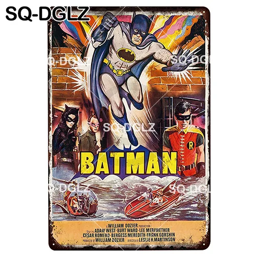 [SQ-DGLZ] Hero Poster Tin Sign Plaque Metal Sign Vintage Bar Decor Vintage Pub Bar Decor Metal Metalen Borden Poster Plate - Color: 1220