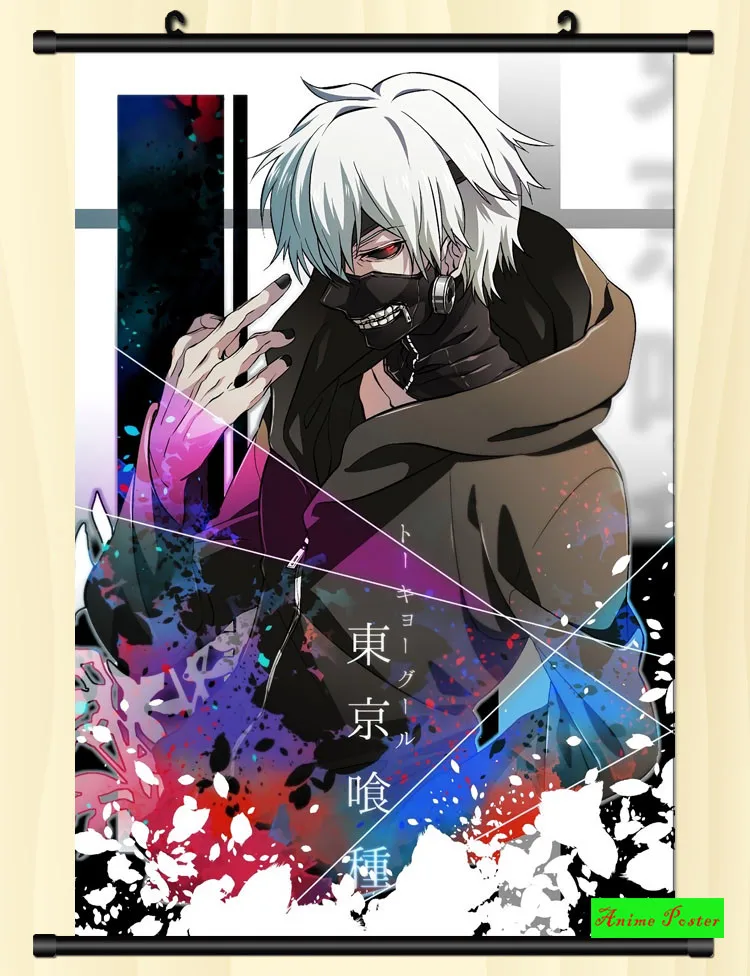 Аниме плакат Tokyo Ghoul настенная прокрутка печатная картина домашний декор