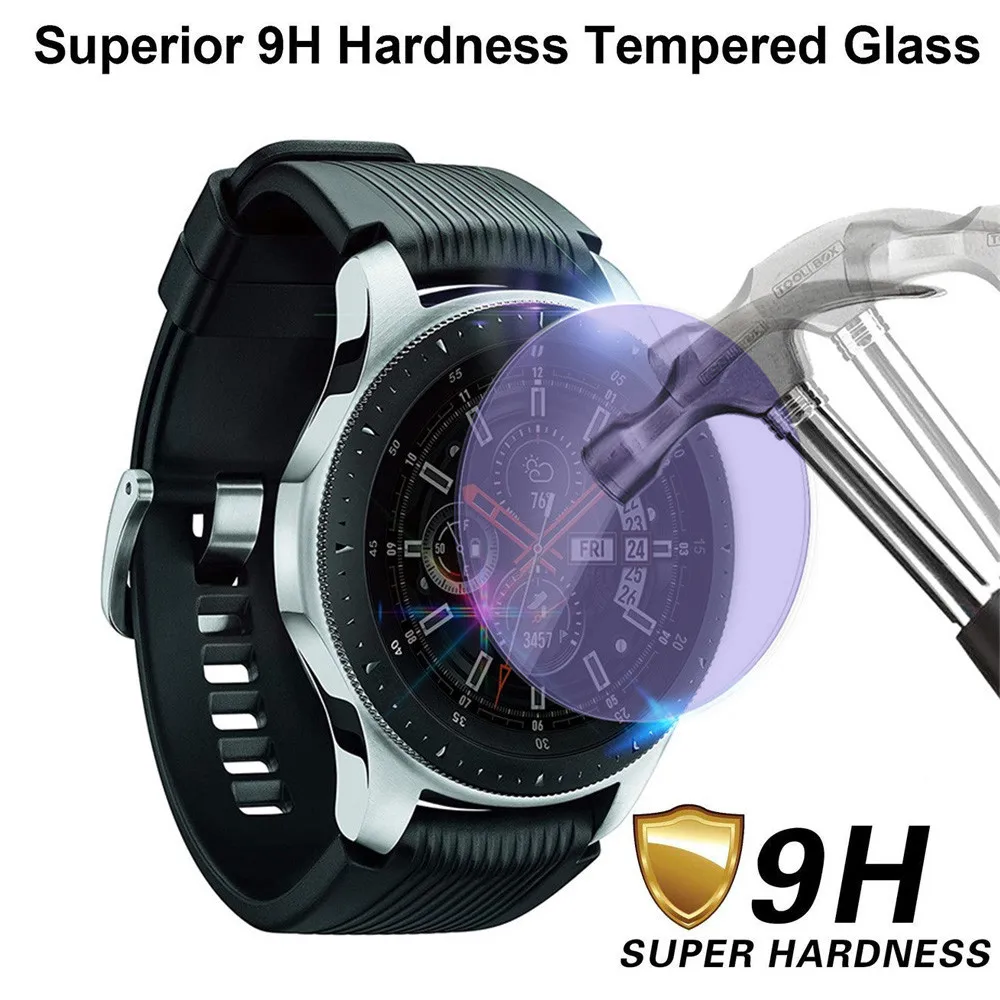 5 шт. защита от синего света закаленное стекло для Samsung Galaxy Watch 46 мм Защитное экрана