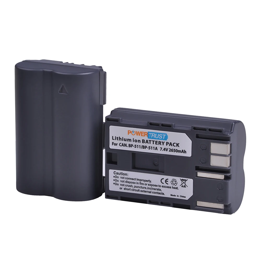 PowerTrust BP-511 BP-511A Камера в литий-ионная аккумуляторная батарея + светодиодный USB
