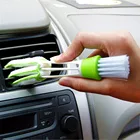 Портативная Двухсторонняя щетка для чистки вентиляционных отверстий в автомобиле