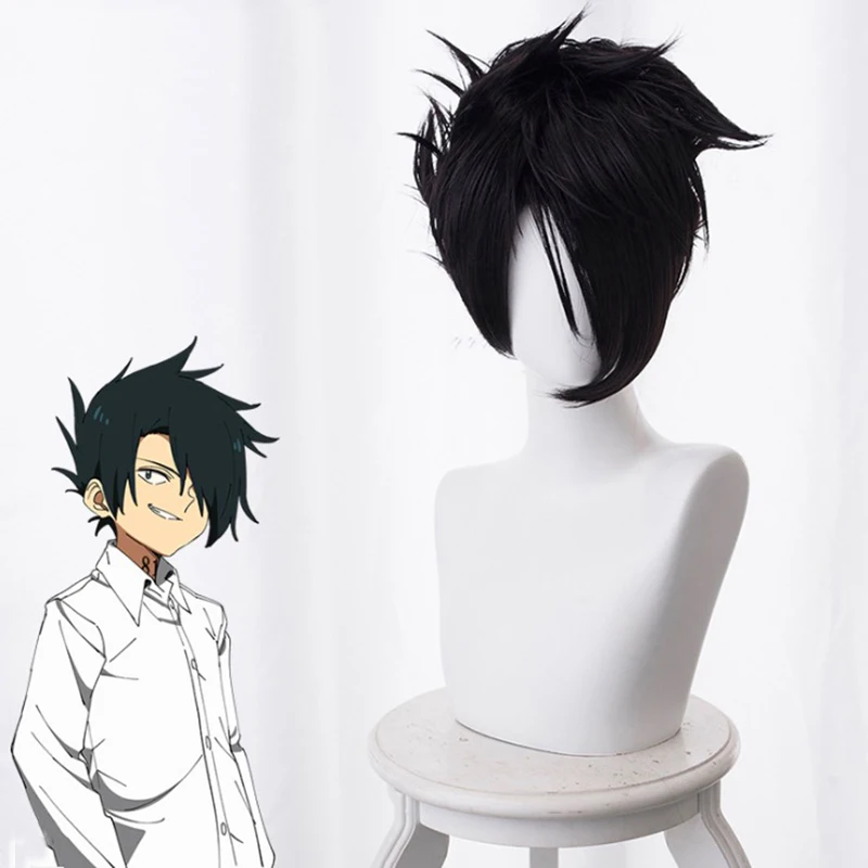 Парик для косплея Yakusoku no Neverland Ray термостойкие синтетические волосы с короткими