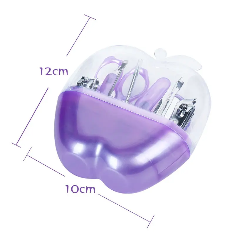 Портативная машинка для стрижки ногтей 9 шт. набор инструментов ухода за ногтями