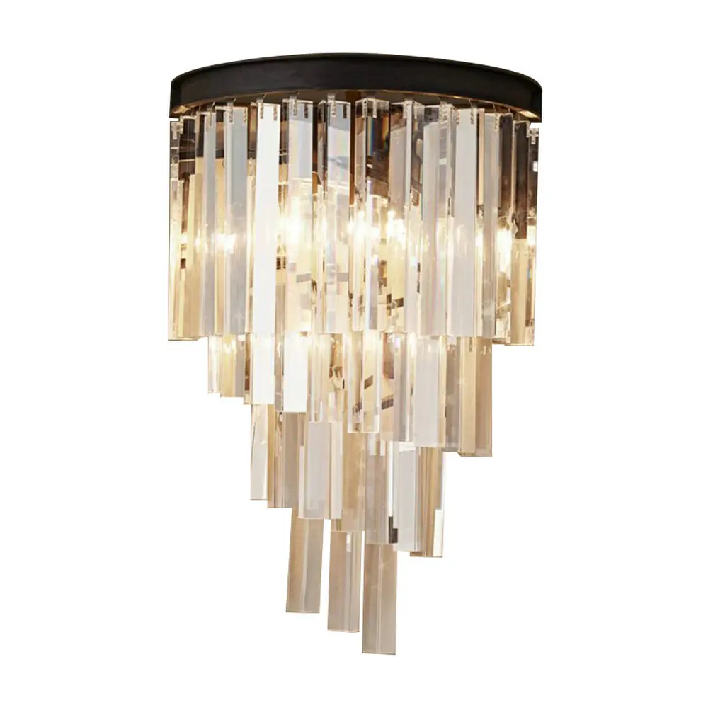 Хрустальные настенные светильники винтажное домашнее освещение настенная лампа