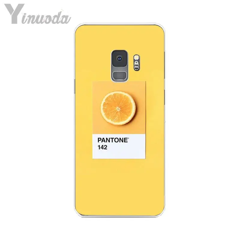 Yinuoda Pantone мягкий силиконовый прозрачный чехол ярких цветов для телефона Samsung S8 Plus