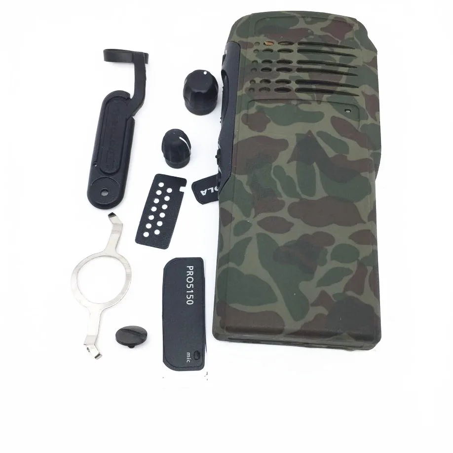 Черный Камуфляж anteriore custodia copertura для motorola GP328 PRO5150 радио - Цвет: Черный
