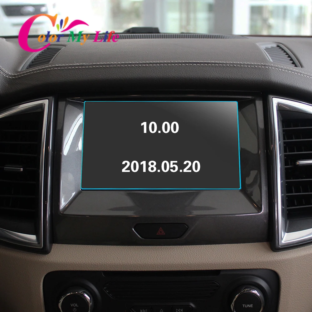 Подходит для Ford Everest 2015 2018 защитные аксессуары защита сенсорного экрана GPS