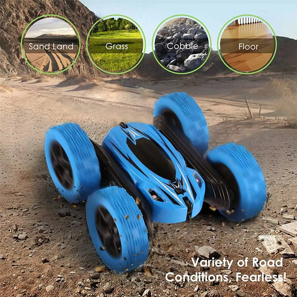 JJRC D828 1/24 Мини RC Автомобиль 2,4G 4WD двухсторонний трюк Rc автомобиль вращение на 360 градусов W/светодиодный светильник игрушка подарки для детей горячий автомобиль