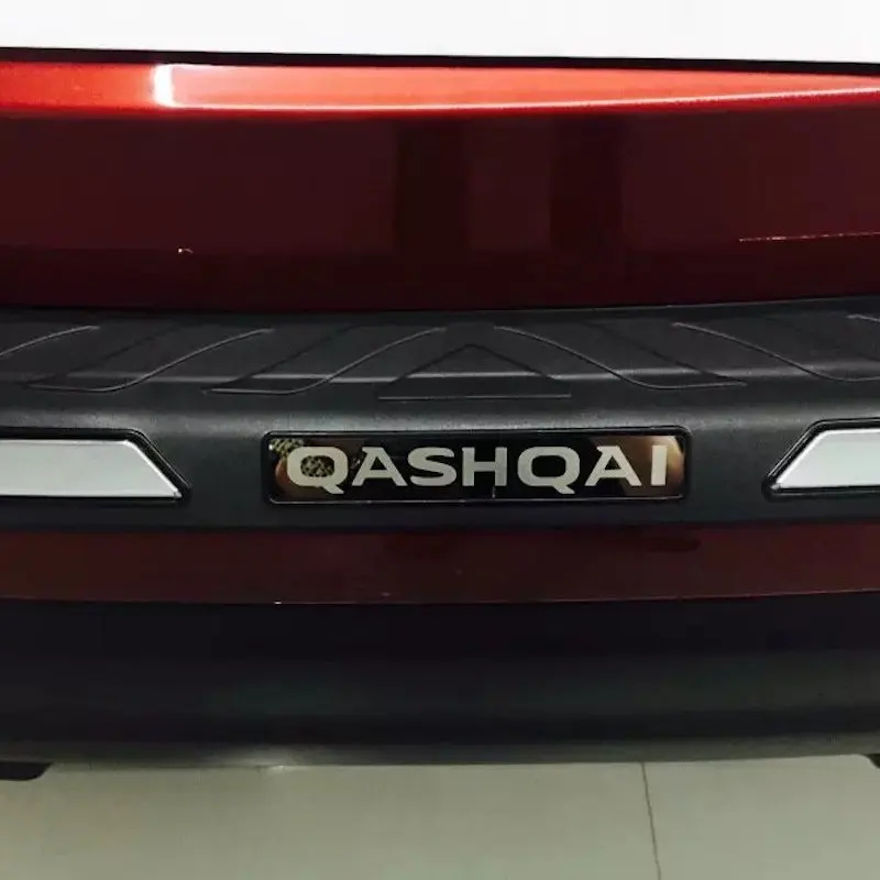 Для Nissan Qashqai J11 Задний бампер протектор хвост ворота порог для багажника гвардии прикрытие потертостей отделка- автомобиль-Средства для укладки волос