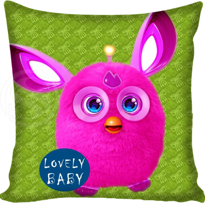 3 На заказ Furby квадратный чехол для подушки на заказ на молнии для спальни домашний чехол для подушки 1 шт. на заказ 40x40 см - Цвет: 3